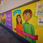 Se inauguró el mural «Cultivemos relaciones saludable»